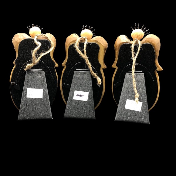 NEW Set of 3 Rare Honey And Me Lisa Liffick Inner Light Angel Frame Ornaments - Picture 3 of 6